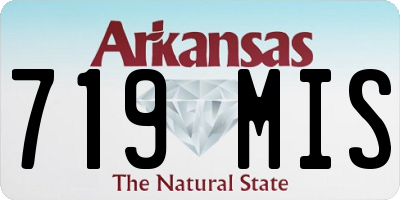 AR license plate 719MIS