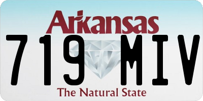 AR license plate 719MIV