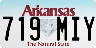 AR license plate 719MIY