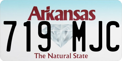 AR license plate 719MJC