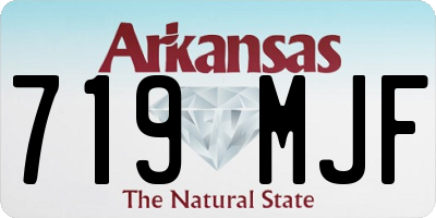 AR license plate 719MJF