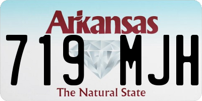 AR license plate 719MJH