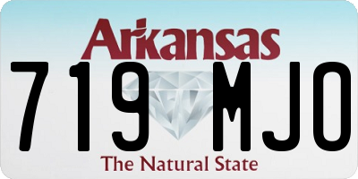 AR license plate 719MJO