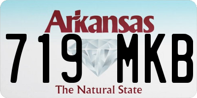 AR license plate 719MKB