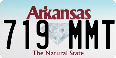 AR license plate 719MMT