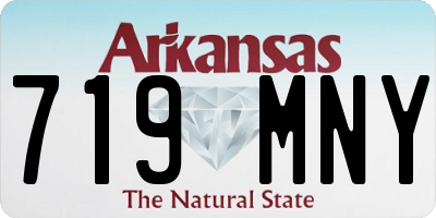 AR license plate 719MNY