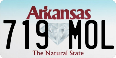 AR license plate 719MOL