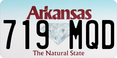 AR license plate 719MQD