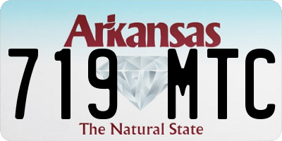 AR license plate 719MTC