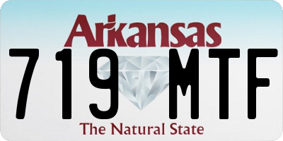 AR license plate 719MTF