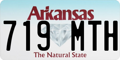 AR license plate 719MTH