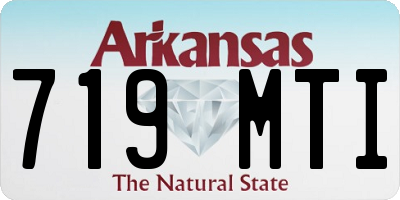 AR license plate 719MTI