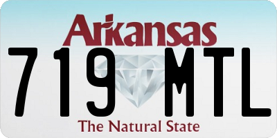 AR license plate 719MTL