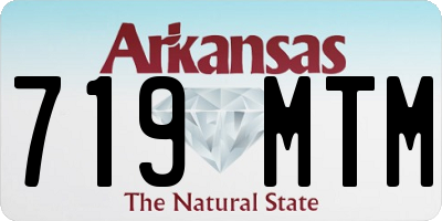AR license plate 719MTM