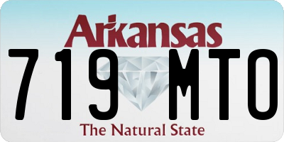 AR license plate 719MTO