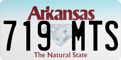 AR license plate 719MTS