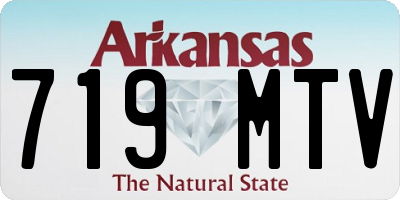 AR license plate 719MTV