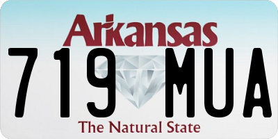 AR license plate 719MUA