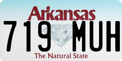 AR license plate 719MUH