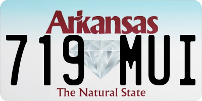 AR license plate 719MUI