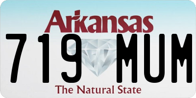 AR license plate 719MUM