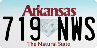 AR license plate 719NWS