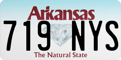 AR license plate 719NYS