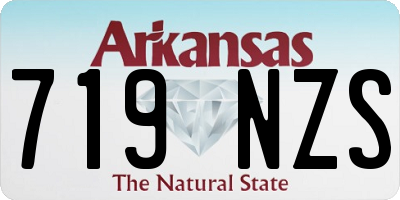 AR license plate 719NZS