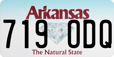 AR license plate 719ODQ