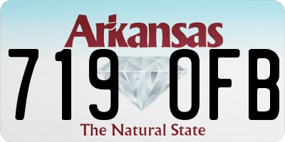 AR license plate 719OFB