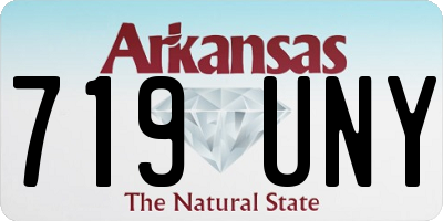AR license plate 719UNY