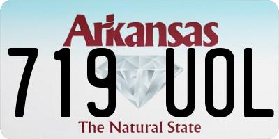 AR license plate 719UOL
