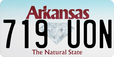 AR license plate 719UON