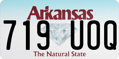AR license plate 719UOQ