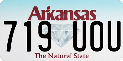 AR license plate 719UOU
