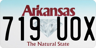 AR license plate 719UOX