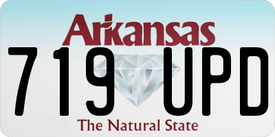 AR license plate 719UPD