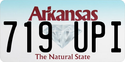 AR license plate 719UPI