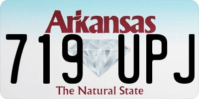 AR license plate 719UPJ