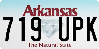 AR license plate 719UPK