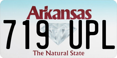 AR license plate 719UPL