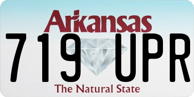 AR license plate 719UPR
