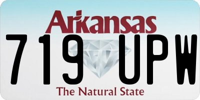 AR license plate 719UPW