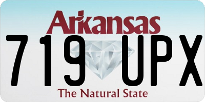 AR license plate 719UPX