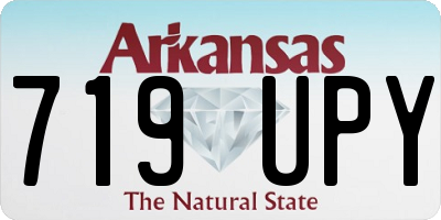 AR license plate 719UPY
