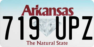 AR license plate 719UPZ