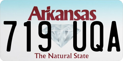 AR license plate 719UQA