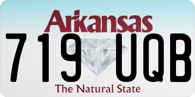 AR license plate 719UQB