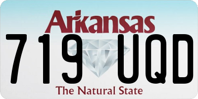 AR license plate 719UQD