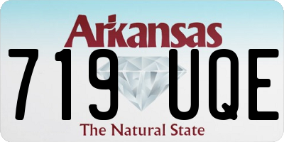 AR license plate 719UQE